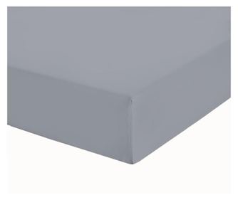 Чаршаф с ластик, Decona, сиво Ранфорс 100% памук  180x200