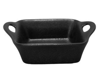 CULINARO CERAMICA Tava cuptor 12,7x12,7x6,2cm ceramica neagra