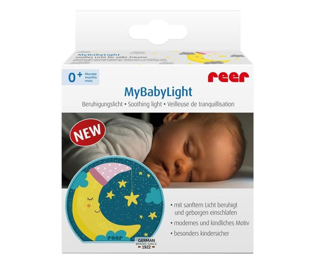 MyBabyLight Moon LED noćno svjetlo, 0+ mjeseci, Reer 52063 - 3