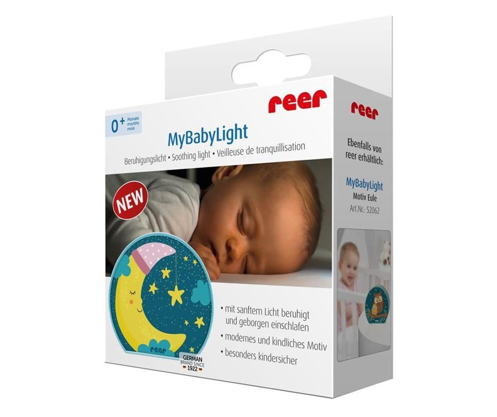 MyBabyLight Moon LED noćno svjetlo, 0+ mjeseci, Reer 52063 - 4