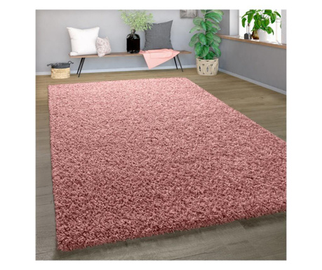 Shaggy Szőnyeg Uni Pasztell-pink 200x280 cm
