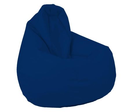 Fotoliu Nirvana Hobbit, - Teteron Blue Royal (pretabil Și La Exterior) Umplut Cu Perle Polistiren 80x80x70 cm