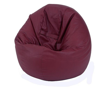 Fotoliu Beanbag Relaxo - Plum (gama Premium Pu) Umplut Cu Perle Polistiren  60x50x60 cm