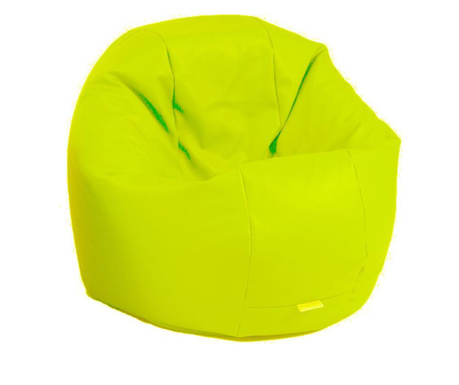Fotoliu Beanbag Ralaxo - Teteron Green Neon (pretabil Si La Exterior) Umplut Cu Perle Polistiren  60x50x60 cm