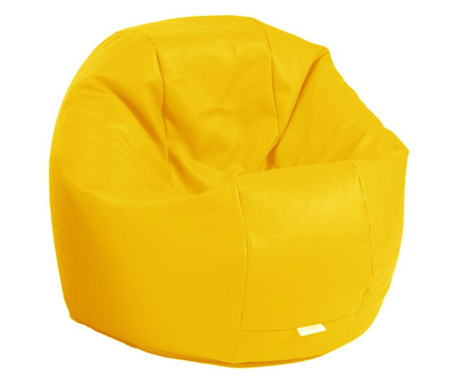 Fotoliu Beanbag Ralaxo - Teteron Yellow Quince (pretabil Si La Exterior) Umplut Cu Perle Polistiren  60x50x60 cm