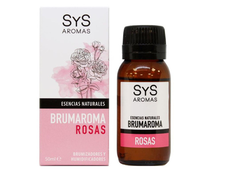 Esenta naturala Brumaroma difuzor / umidificator aromaterapie - Trandafiri 50 ml