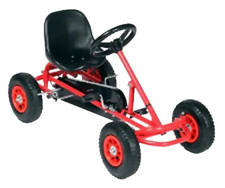 Kart GoKart™ F 100B cu pedale, roti din cauciuc cu camera, scaun reglabil | copii 2-6 ani