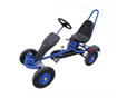 Kart GoKart™ F150A 1 loc, cu pedale ,roti din cauciuc gonflabile, scaun reglabil,culoare albastru | copii si juniori