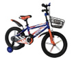 Bicicleta GoKart™ Caraiman 16 inch 4-6 ani roti ajutatoare silicon, aparatoare noroi, sonerie, cosulet jucarii