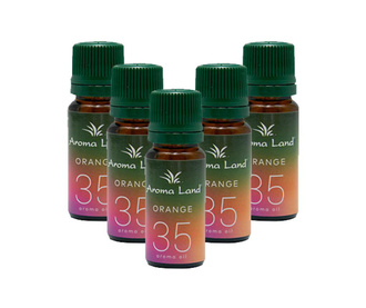 Set 5 stekleničk z oljem za aromaterapijo Orange