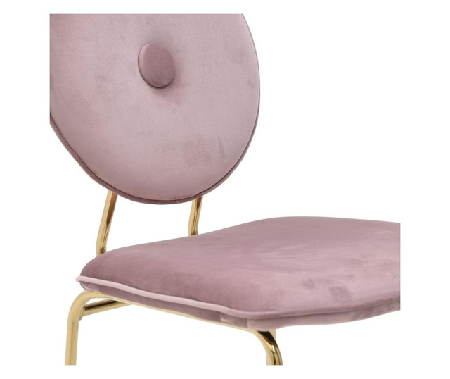 Stol Velvet Gold Pink