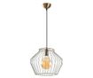 Lustra Tatum, corp din metal, max. 60 W, E27, maro vintage, 35x35x126 cm