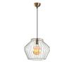 Lustra Tatum, corp din metal, max. 60 W, E27, maro vintage, 35x35x126 cm