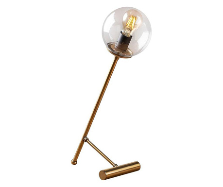 Lampa de masa Tatum, corp din metal, max. 60 W, E27, maro vintage, 30x30x51 cm