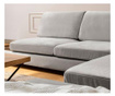 Комплект десен ъглов диван и табуретка