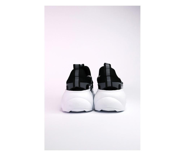 Pantofi sport dama V101, 19V69 Italia, piele ecologica, negru, 40