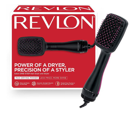Perie electrica de par REVLON One-Step Hair Dryer & Styler, RVDR5212E, ionizare, aer cald si rece Revlon