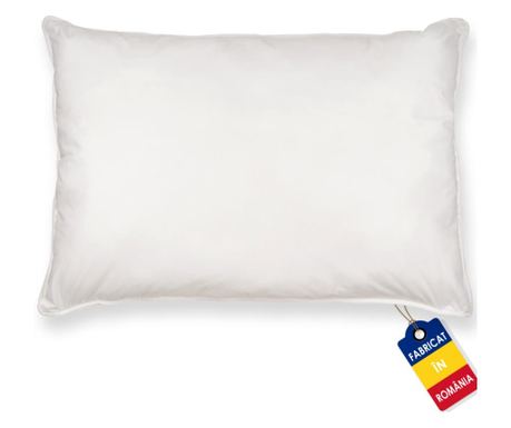 Perna Pernador cu puf si pana de gasca, 50cm x 70cm, alb Pernador