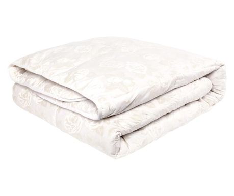 Pilota Pernador 180cm x200cm din puf si pana de gasca, alba