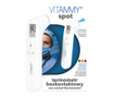 Инфрачервен безконтактен термометър Vitammy Spot, домашна и професионална употреба, Бял