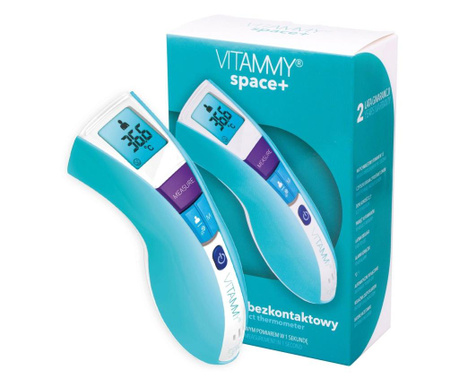 Инфрачервен безконтактен термометър Vitammy Space Plus, за новородени, бебета и деца