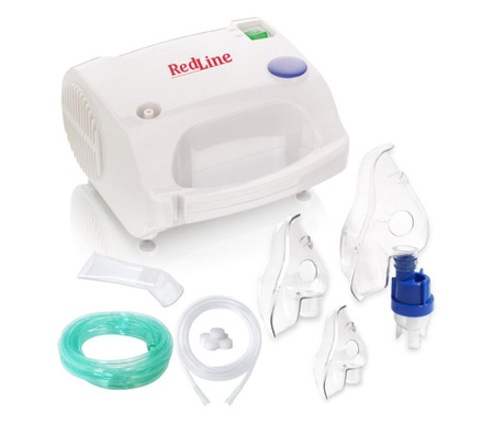 Инхалатор Redline NB-230C PRO, aерозолен апарат с компресор, за бебета, деца и възрастни
