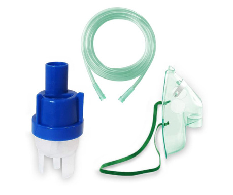 Kit accesorii universale RedLine RDA008, pentru aparate de aerosoli cu compresor, masca adulti, furtun 2 m, kit de nebulizare
