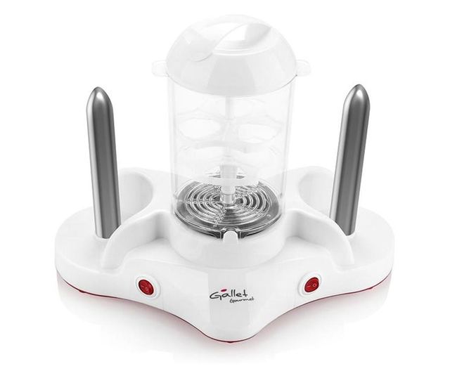 Aparat de preparat Hot Dog GALLET Gourmet MAH502, 380 W, 2 tepuse, accesorii pentru oua