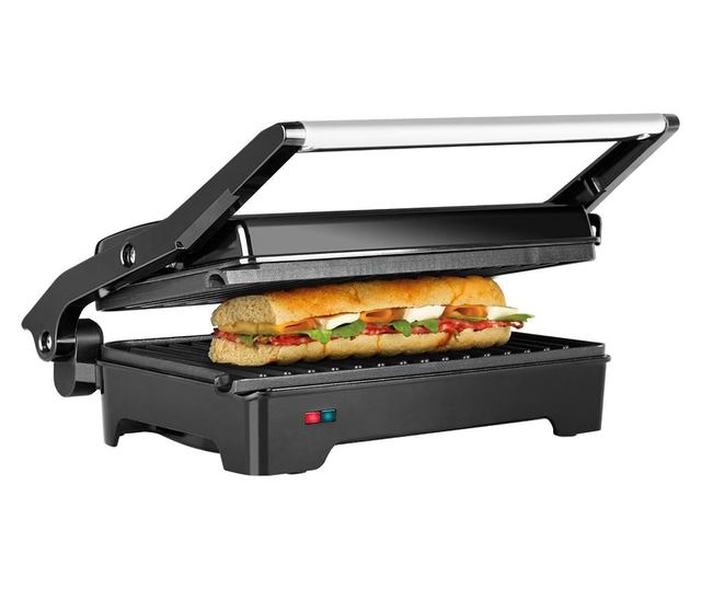Sandwich-maker ECG S 2070 Panini, 1200 W, placi nonaderente
