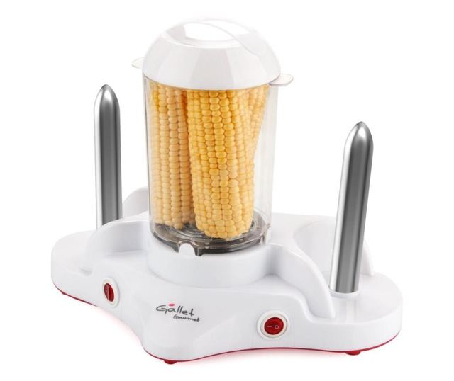 Aparat de preparat Hot Dog GALLET Gourmet MAH502, 380 W, 2 tepuse, accesorii pentru oua