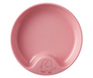 Farfurie pentru copii Mepal, MIO Pink, polipropilena, roz, 18x18x4 cm