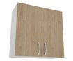 Corp Superior haaus, 2 Usi, Lemn Natural/Alb, 60 x 30 x 60 cm thumbnail 1