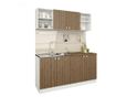 Set Bucatarie haaus Sena, Stejar Bronz/Alb, L 160 cm thumbnail 1