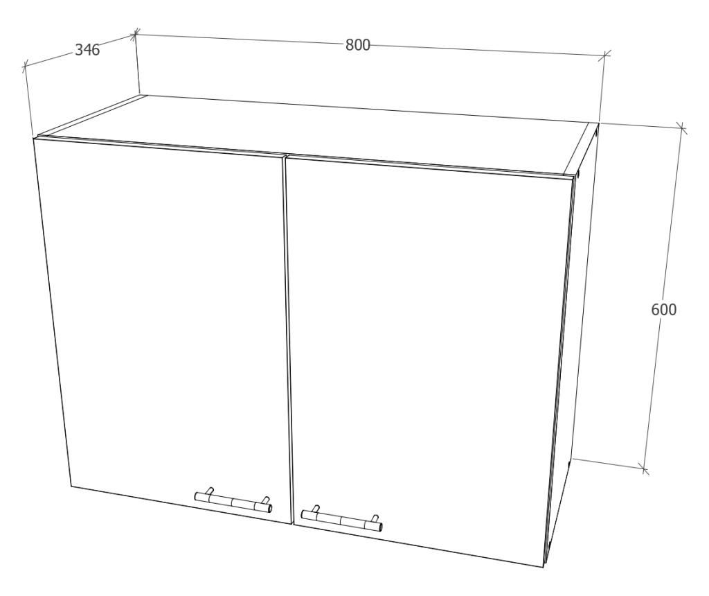 Corp Superior haaus, Stejar Sonoma, 80 x 35 x 60 cm - 3