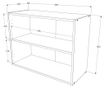 Corp Superior haaus, Stejar Sonoma, 80 x 35 x 60 cm thumbnail 4