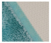 Kupaonski tepih Confetti, poliamid, 100x160 cm, cijan