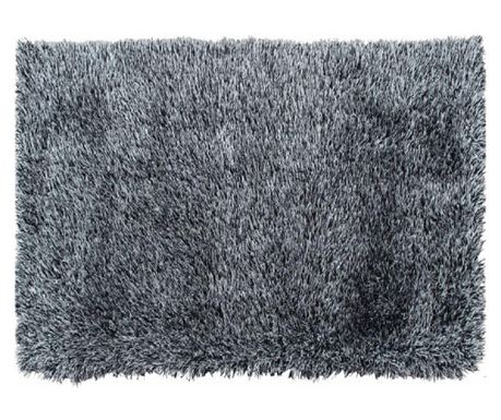 Covor 140x200 cm, crem/negru,Bortis Impex