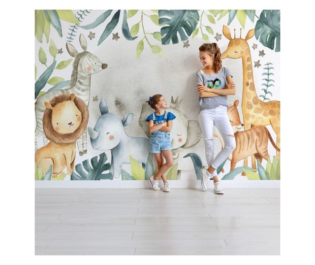 Set 3 tapet Safari Animals 91x180 cm