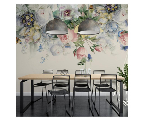 Set 3 tapet Flowers Hanging from the Ceiling 91x260 cm