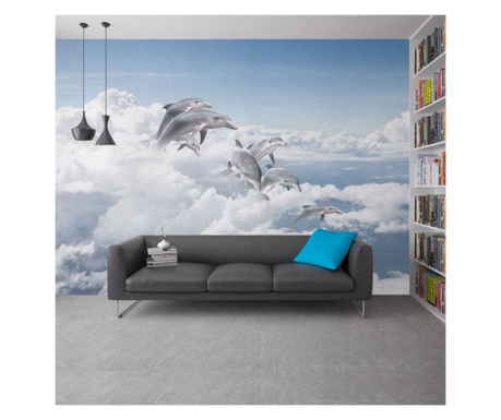 Set 4 tapet Dolphins in the Sky 91x260 cm