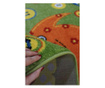 Детски килим Юникорн животни зелен  160x230 см