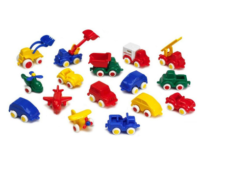 Viking Toys Mașini pentru copii, 60buc, 7cm, 01129-M20, 7cm