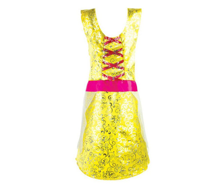 Adorbs Златна рокля за принцеси жълта/цикламена L85013  0