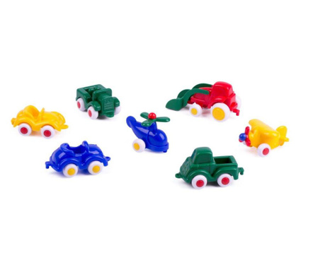 Viking Toys Mașini pentru copii, 7buc, 7cm, 81119