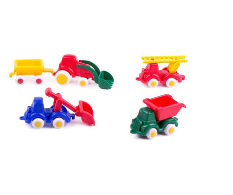 Viking Toys Mașini pentru copii, 5buc, 7cm, 81135