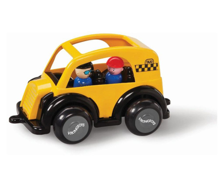 Viking Toys Masina pentru copii NY Taxi cu 2 figurine, 25cm, 81265