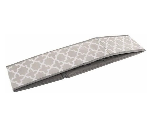 Organizator Sertar Compartimentat Boho Grey, Set 4 Bucati