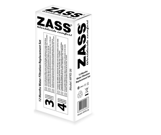 Set filtre dozator Zass (Membrana si Post-Carbon) de schimb la 12 luni