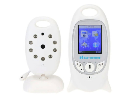 Baby Monitor Wireless VB601, Monitorizare Audio – Video, Monitorizare temperatura, Comunicare bidirectionala, Cantece de l