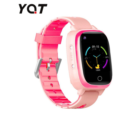 Ceas Smartwatch Pentru Copii YQT T5 cu Functie Telefon, Apel video, Localizare GPS, Istoric traseu, Apel de Monitorizare, Camera
